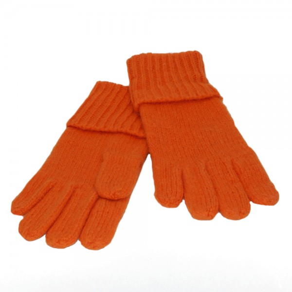 Handschuh NORDPOL Schafwolle signal orange