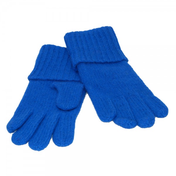 Handschuh NORDPOL Schafwolle neon blau