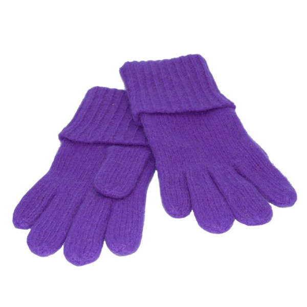 Handschuh NORDPOL Schafwolle violett